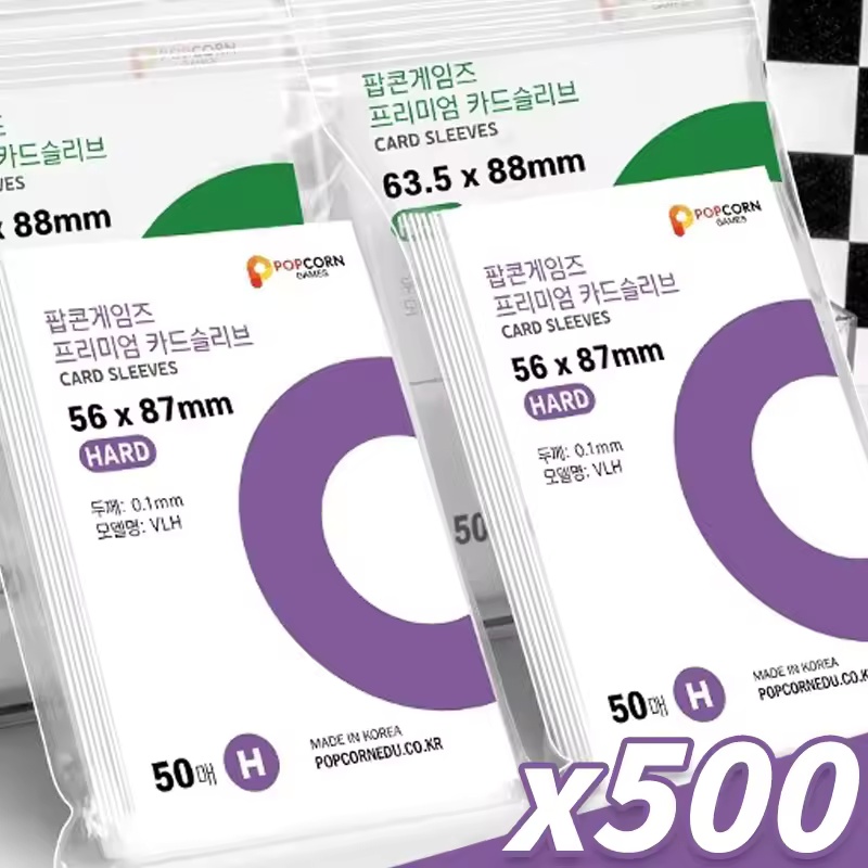 Board Game History - 500-1PCS HD透明KPOPアイドルカード保護スリーブ カードゲーム ポーカー 防水プロテクター ゲームボード