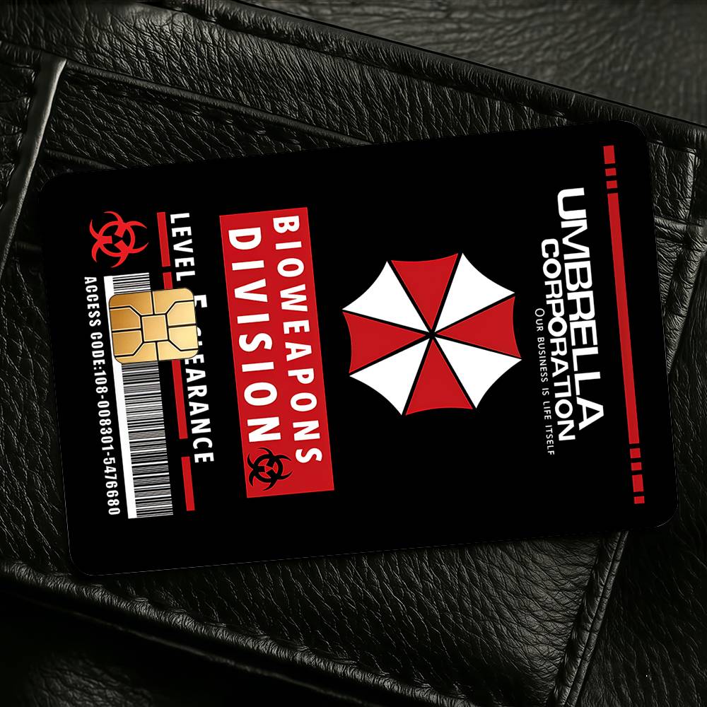 Board Game Resident Evil - ゲーム R-ResidentS E-EvilS UmbrellaS クレジットスキンカバーカードステッカー 4枚入り