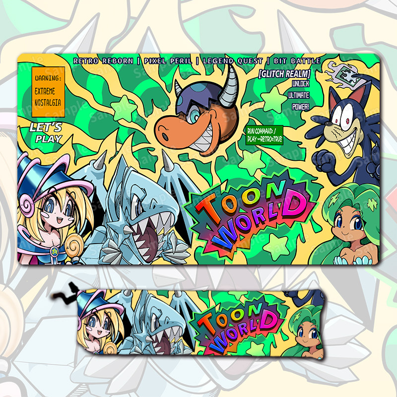 Board Game Yugioh - 遊戯王！ 600x350mm トゥーン ダークマジシャンガール マンガ リュウラン