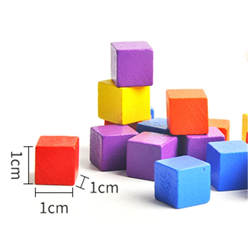 100 ピース/ロット 10 ミリメートルウッドキューブカラ - Board Game Vector のレビューと価格
