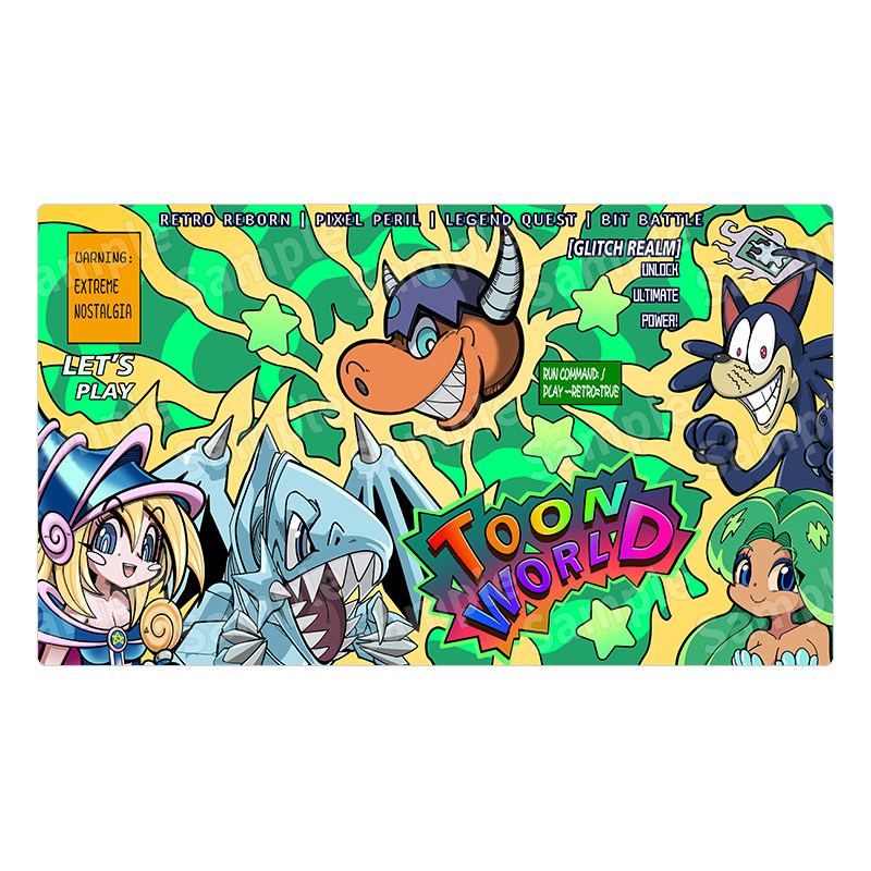 遊戯王！ 600x350mm トゥーン ダークマジシャンガー - Board Game Yugioh のレビューと価格