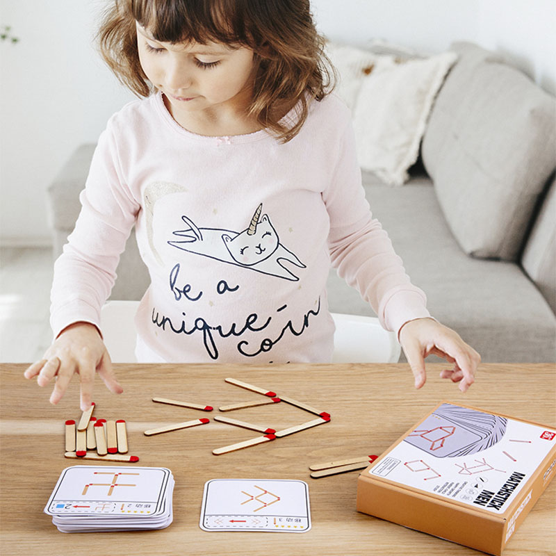 モンテッソーリマッチパズルゲーム木のおもちゃ DIY 数学幾 - Board Game Enthusiast のレビューと価格