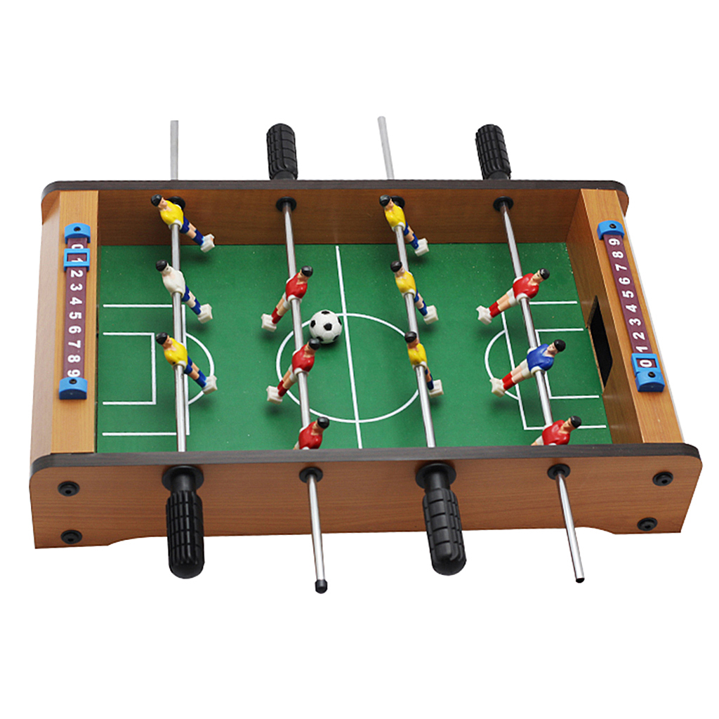 木製テーブルトップサッカーゲーム ミニサッカーボードゲーム  - Board Game Yahtzee のレビューと価格