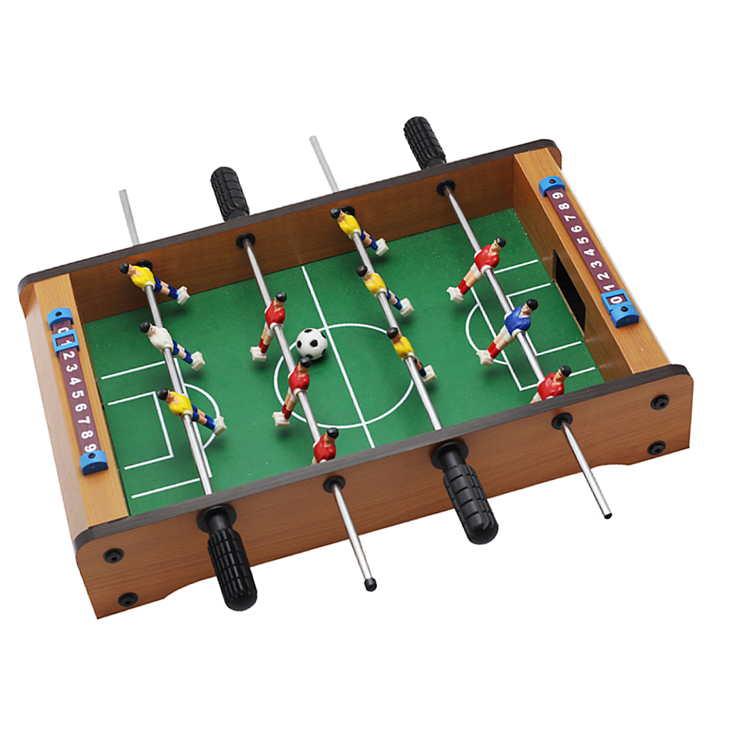 木製テーブルトップサッカーゲーム ミニサッカーボードゲーム  - Board Game Yahtzee のレビューと価格
