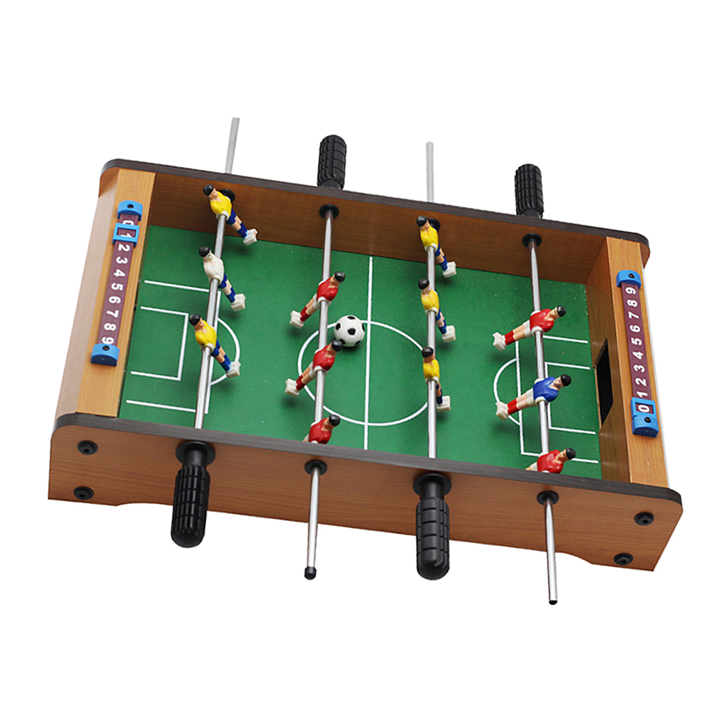 木製テーブルトップサッカーゲーム ミニサッカーボードゲーム  - Board Game Yahtzee のレビューと価格