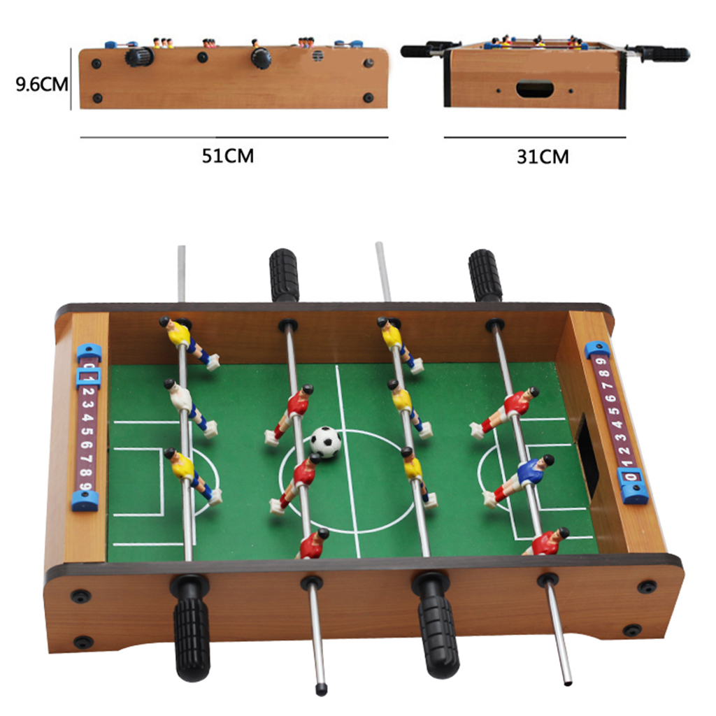 木製テーブルトップサッカーゲーム ミニサッカーボードゲーム  - Board Game Yahtzee のレビューと価格