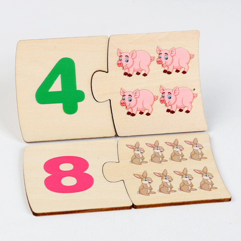 子供向け鉄箱ナンバー啓発ペアリング木製動物フードパズルボード - Board Game Enthusiast のレビューと価格