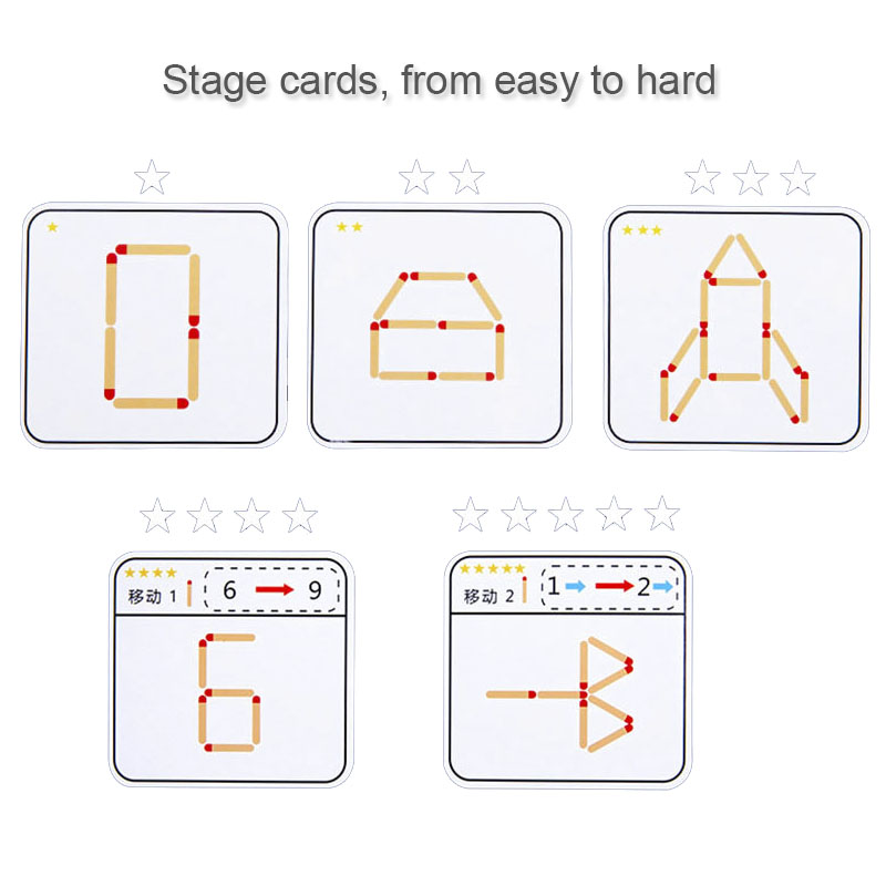 モンテッソーリマッチパズルゲーム木のおもちゃ DIY 数学幾 - Board Game Enthusiast のレビューと価格