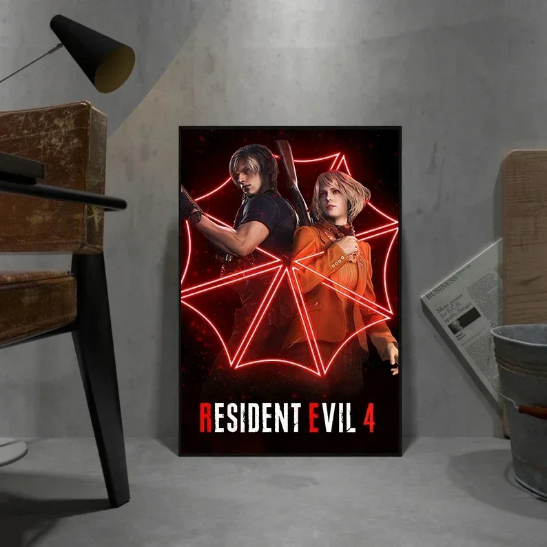 家の装飾のためのヴィンテージのキャンバス絵画,ポスター,壁の - Board Game Resident Evil のレビューと価格