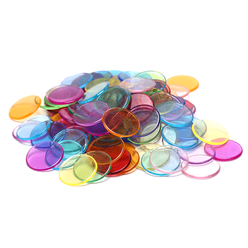 100個入り 数学教育用 白色 19mm プラスチック製ポー - Board Game Vector のレビューと価格