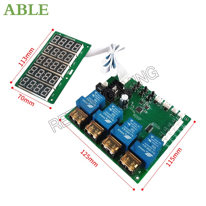 4チャンネルのカウンタートップJY-215,コイン受信機,ア - Board Game Vector のレビューと価格