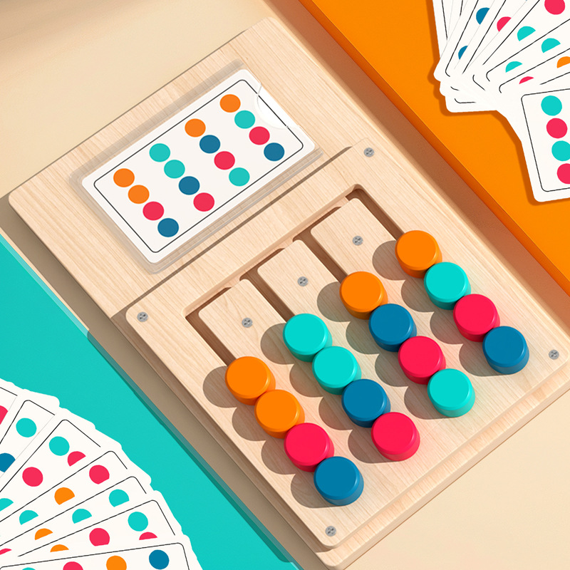 子供向けモンテッソーリ色形マッチング認知学習ボード 論理的思 - Board Game Enthusiast のレビューと価格